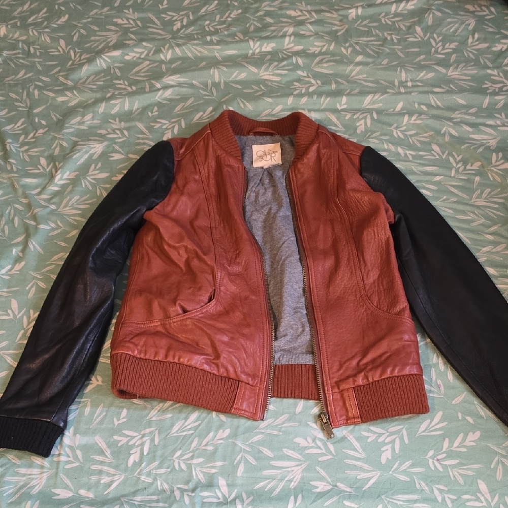 Chaser Red and Black Bomber Jacket